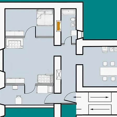 瓦尔斯格罗斯胡斯酒店 公寓